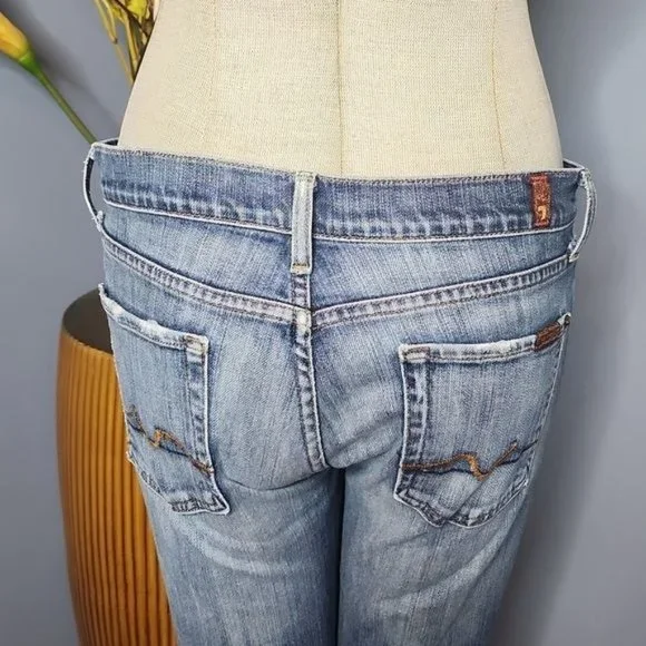 7 For All Mankind 7FAM Bootcut Jeans Size 29 - Picture 3 of 16